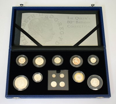 Lot 32 - Royal Mint - 'The Queen's 80th Birthday Collection'