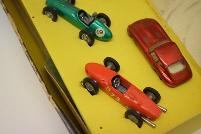 Lot 255 - Lesney Matchbox G-4 race track diecast model gift set