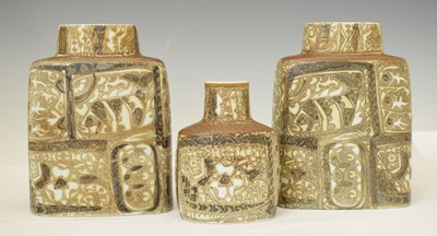 Lot 508 - Nils Thorsson for Royal Copenhagen - Three 1960s Fajance vases