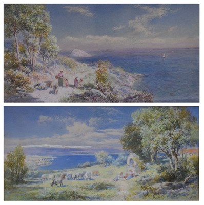 Lot 635 - Charles Edmund Rowbotham (British 1856-1921) - Pair of watercolours