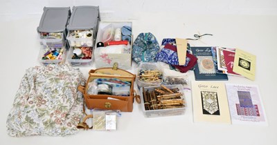 Lot 389 - Collection of lace making equipment
