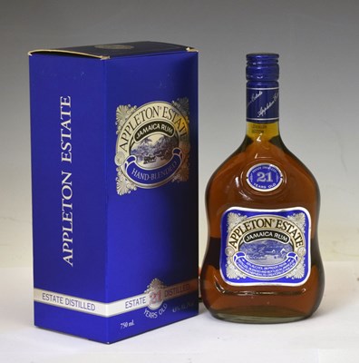 Lot Appleton Estate Hand-Blended Jamaica Rum, 21 Years Old Estate Distilled