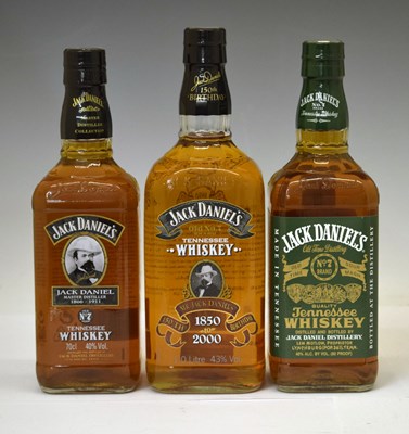 Lot Jack Daniel's Old No.7 Brand Quality Tennessee Sour Mash Whiskey