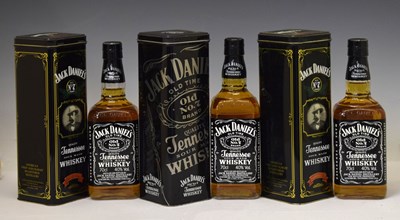 Lot Jack Daniel's Old No.7 Brand Quality Tennessee Sour Mash Whiskey
