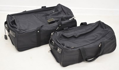 Lot 369 - Mulberry - Two pull along travel holdalls