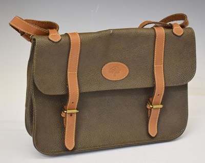 Lot 367 - Mulberry - Scotchgrain leather satchel