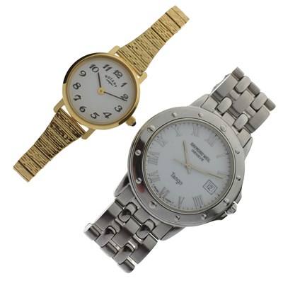 Lot 238 - Raymond Weil - Lady's Tango stainless steel bracelet watch, ref. 5560