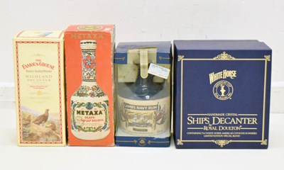 Lot 405 - White Horse Scotch Whisky, Lamb’s Navy Rum, etc