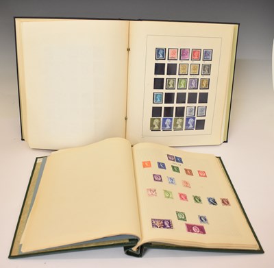 Lot 420 - Two albums of GB postage stamps, Victorian to include Penny Blacks, Two Penny Blues, etc