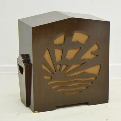 Lot 433 - Art Deco Pye Valve 'sunburst' design radio