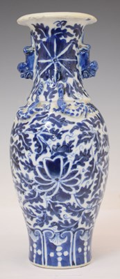 Lot 515 - 19th century Chinese blue and white porcelain Ming style vase