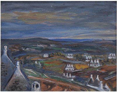 Lot 608 - Cecil Mitchaelis (1913-1979) - Oil on board - 'Apulia Italy'