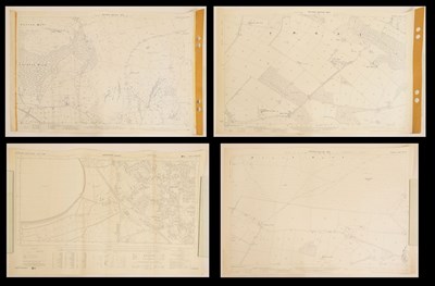 Lot 561 - Large collection of unframed Ordnance Survey maps and charts