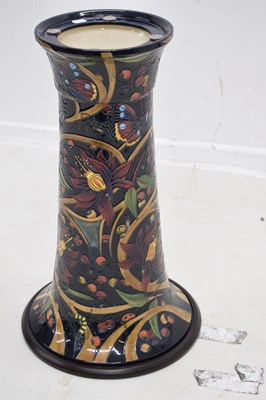 Lot 197 - Moorcroft - Jardinière and pedestal in the 'Hartgring' pattern