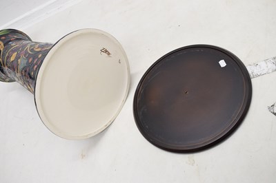 Lot 197 - Moorcroft - Jardinière and pedestal in the 'Hartgring' pattern