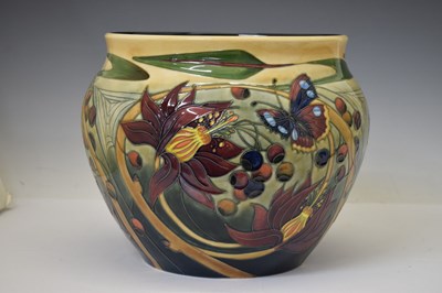 Lot 197 - Moorcroft - Jardinière and pedestal in the 'Hartgring' pattern