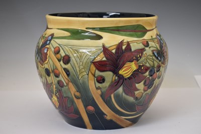 Lot 197 - Moorcroft - Jardinière and pedestal in the 'Hartgring' pattern