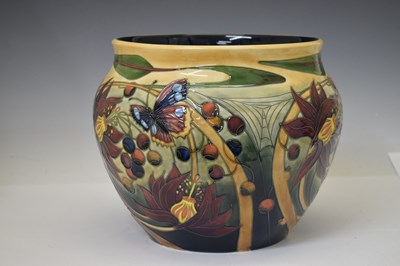 Lot 197 - Moorcroft - Jardinière and pedestal in the 'Hartgring' pattern