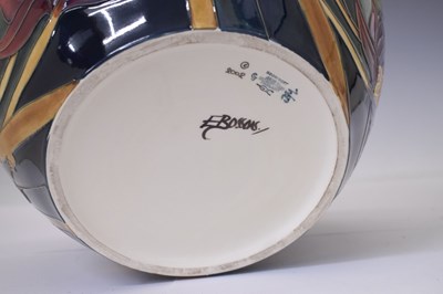 Lot 197 - Moorcroft - Jardinière and pedestal in the 'Hartgring' pattern