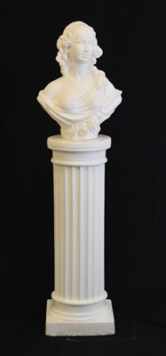 Lot 679 - Reproduction plaster bust