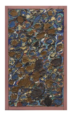 Lot 380 - Attributed to Frank Beanland (British, b. 1936) - Oil / acrylic on board - Abstract study