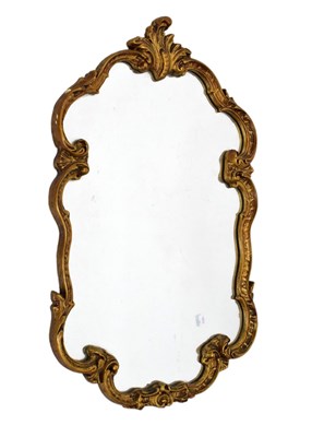 Lot 399 - Reproduction Oval giltwood wall mirror