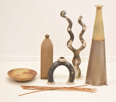 Lot 398 - Collection of late 20th century and contemporary studio pottery