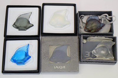Lot 381 - Lalique - Six Angel Fish