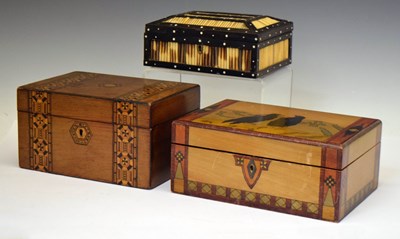 Lot 286 - Three table top boxes