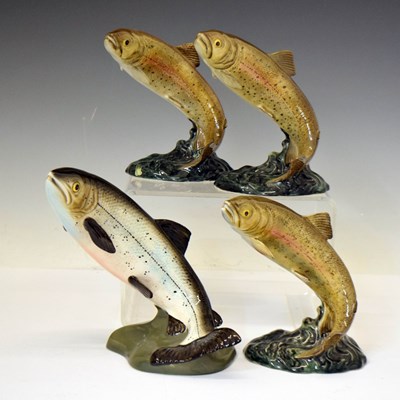 Lot 404 - Beswick - Four fish figures