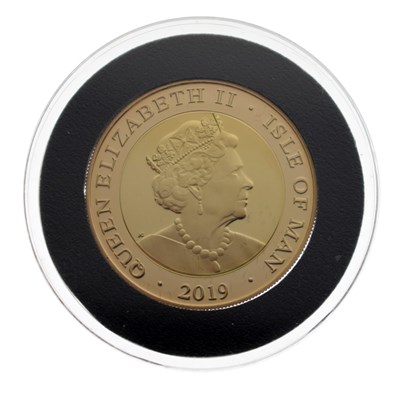 Lot 186 - Isle of Man - Gold proof £2 coin, 2019