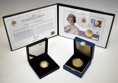 Lot 214 - Elizabeth II - Royal Mint - Three silver presentation coins