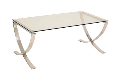 Lot 538 - John Lewis 'Vienna' glass-topped coffee table