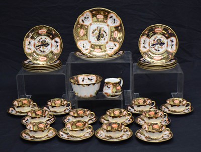 Lot 434 - Royal Crown Derby Imari 6151 pattern part tea service
