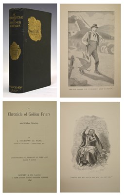 Lot 253 - Gothic Interest - J. Sheridan Le Fanu, 'A Chronicle of Golden Friars', first illustrated edition