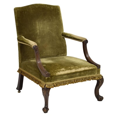 Lot 506 - Early 19th century mahogany ‘Gainsborough’ chair