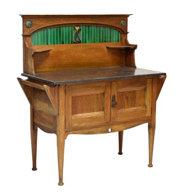 Lot 605 - Art Nouveau influence washstand