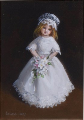 Lot 517 - Deborah Jones (British, 1921-2012) - Oil on board - 'Bridesmaid Jane'