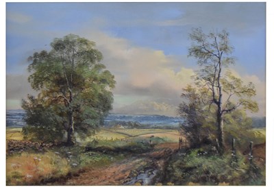 Lot 490 - Peter Bradshaw (b.1931) - Oil on canvas - 'Sunny Morning'