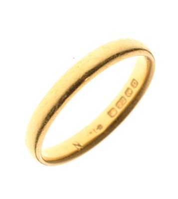 Lot 50 - George V 22ct gold wedding band