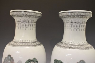 Lot 507 - Large pair of modern Chinese vases