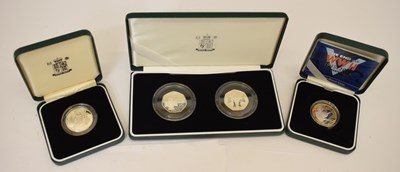 Lot 205 - Royal Mint - Elizabeth II - Three UK silver proof coin sets