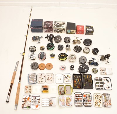 Lot 324 - Collection of fishing equipment and reels