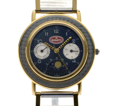Lot 67 - Bugatti - Two-tone stainless steel bracelet watch