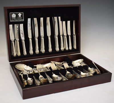 Lot 304 - Canteen of Arthur Price Dubarry pattern cutlery