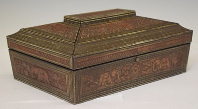 Lot 296 - Huntley and Palmer novelty toleware biscuit tin