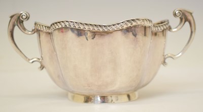 Lot 153 - Late Victorian silver porringer