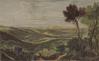Lot 476 - After J.M.W. Turner (1775-1851) - Colour engraving - 'The Vale of Ashburnham'
