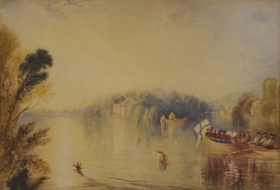 Lot 506 - After J.M.W Turner (1775-1851) - Watercolour - Virginia Water