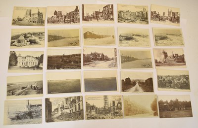 Lot 329 - Quantity of mid 20th century postcards to include topography, First World War military camps, etc